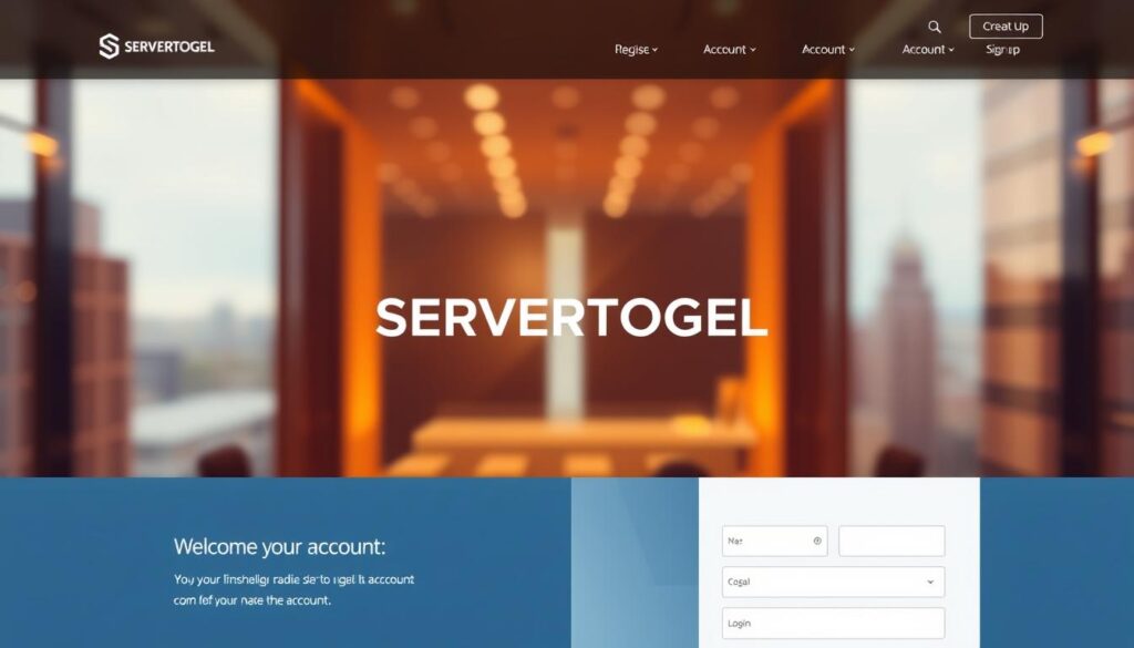 Cara Daftar Akun di SERVERTOGEL